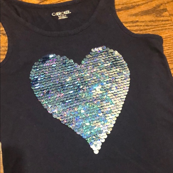 Cherokee girls sequence heart tank - Picture 2 of 4